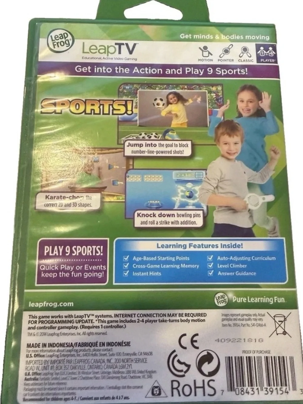 LeapTV Sports! Game